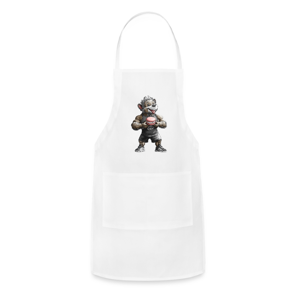 Adjustable Cotton Apron – Sweet Gains Kitchen Gear - white