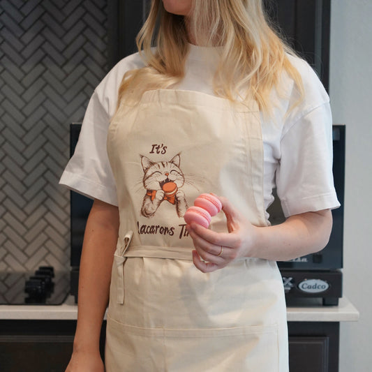 Adjustable Cotton Apron – It's Macarons Time