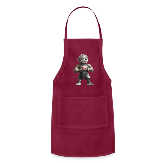 Adjustable Cotton Apron – Sweet Gains Kitchen Gear - burgundy