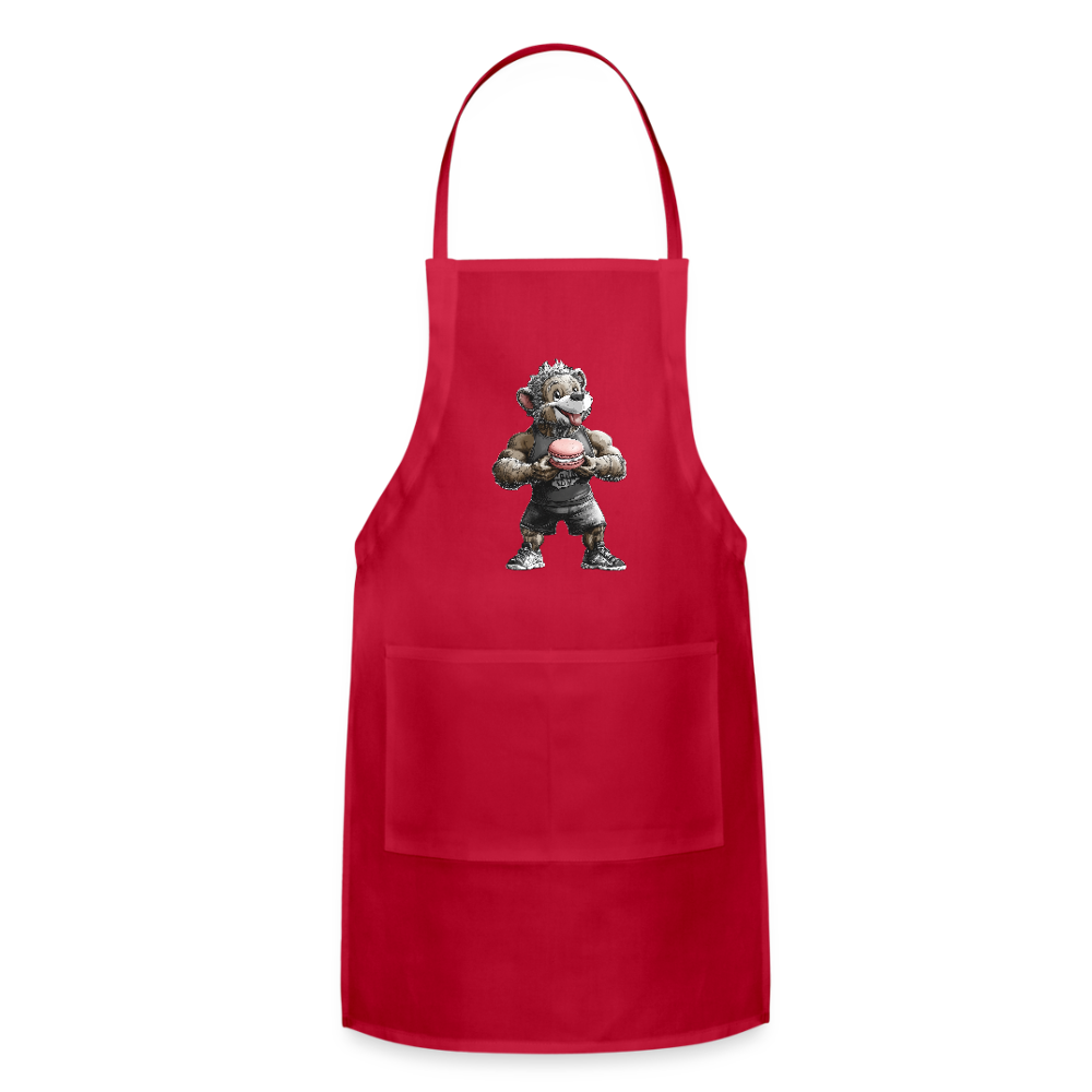 Adjustable Cotton Apron – Sweet Gains Kitchen Gear - red