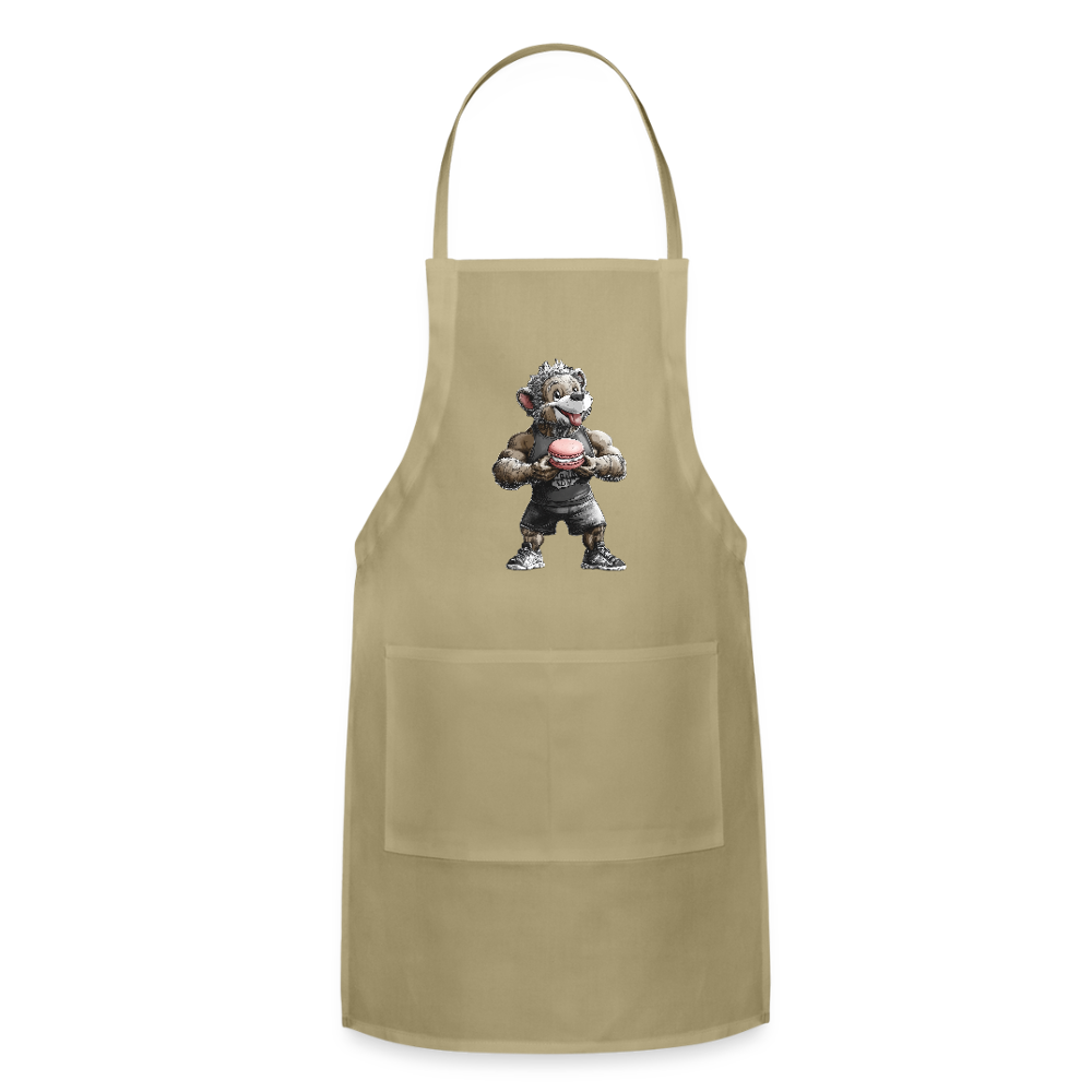 Adjustable Cotton Apron – Sweet Gains Kitchen Gear - khaki