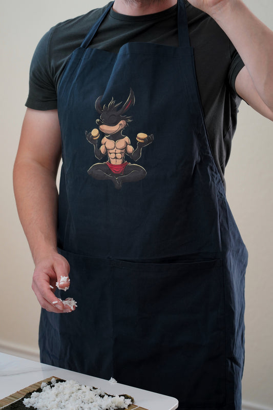 Adjustable Cotton Apron – Macarons Meditation